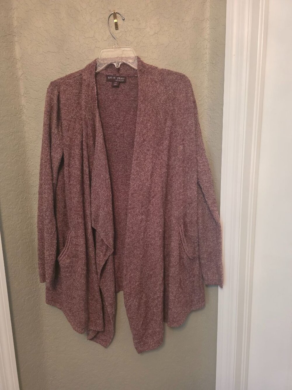 Barefoot Dreams Cozychic Ultra Lite Dusty rose Cardigan size S M